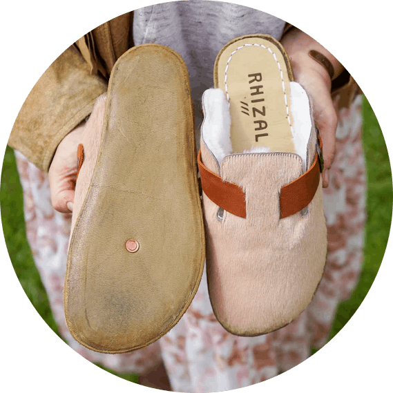 Rhizal Sheepskin-Lined Kuyu Slip-Ins