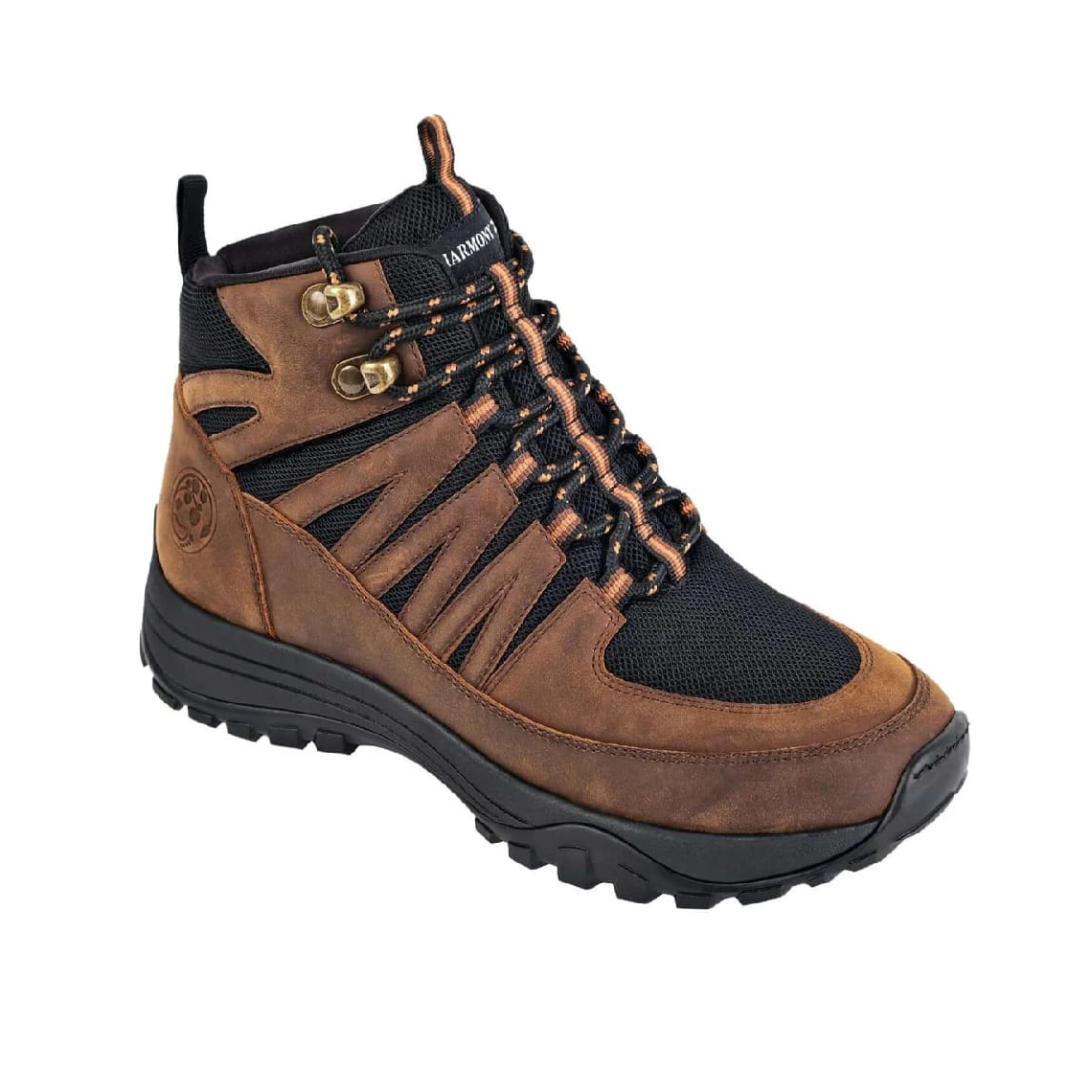 Brown Leather Jesse High Top Trail Shoe