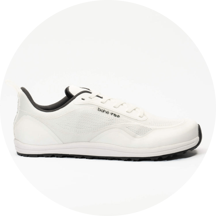 bahe frost adapt barefoot grounding style sneaker with medium cushioned sole side view