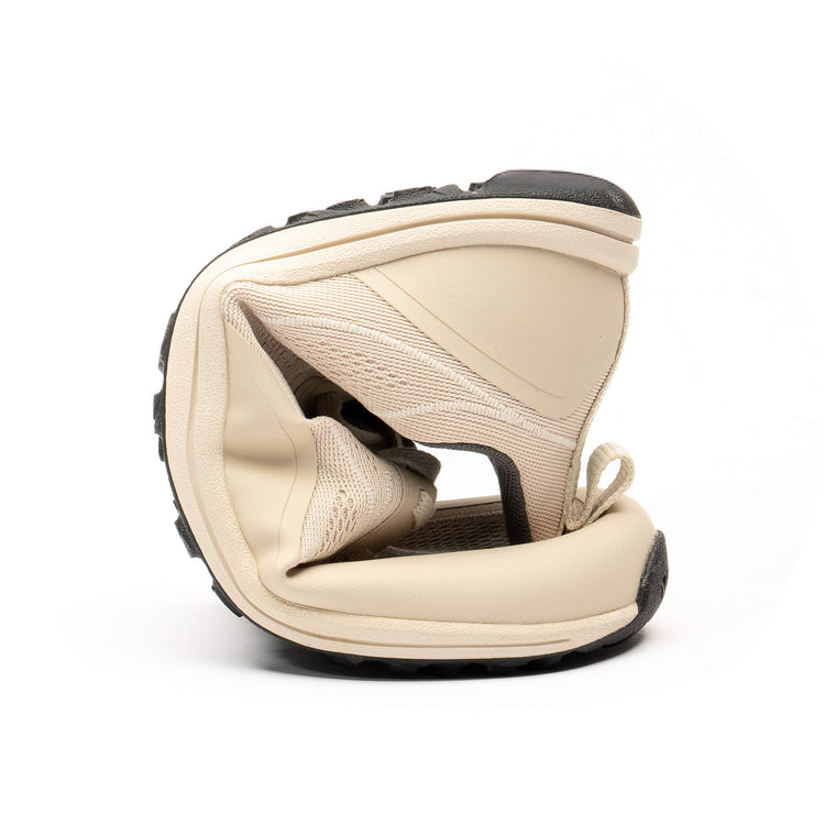 bahe stone flex barefoot grounding style sneaker with flexible thin sole side view