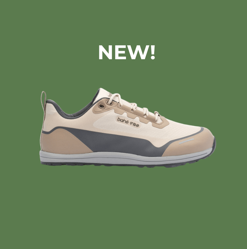 Bahe rewild waterproof grounding shoe tundra style new on green background