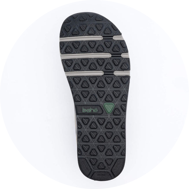 bottom of outer sole of bahe rewild endurance waterproof barefoot style grounding sneaker