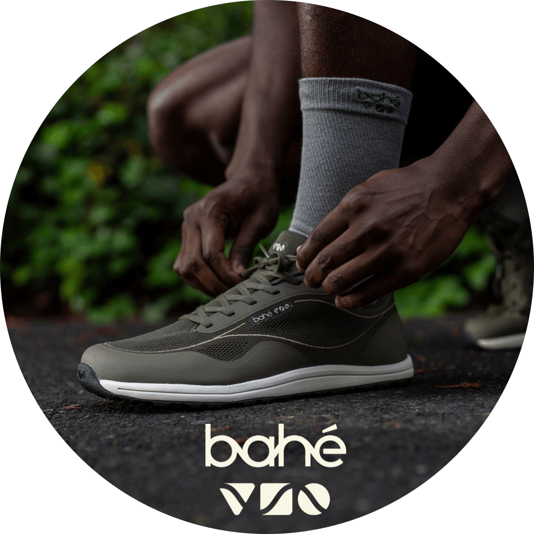 bahe revive grounding barefoot design running shoe with choice of sole thicknes