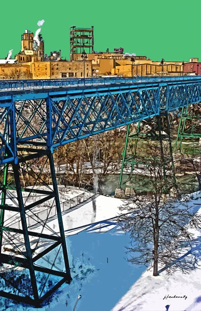 6755 - Brewery and Bridge