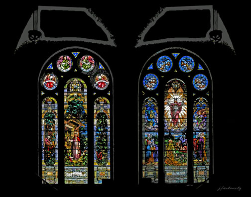 c8624 - St Paul's Methodist Church - Windows