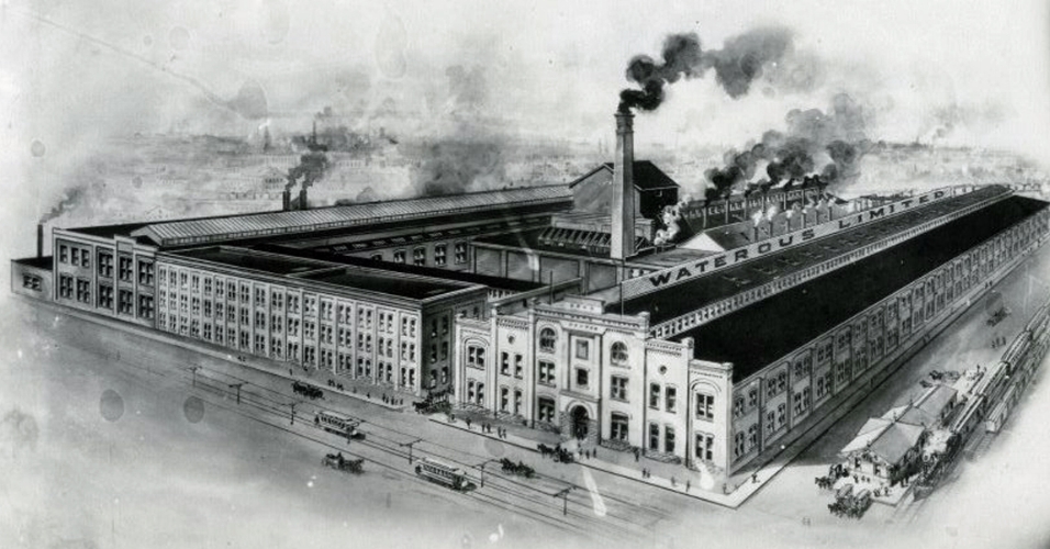 The Waterous factory complex on Market Street across from the present day Civic Centre.