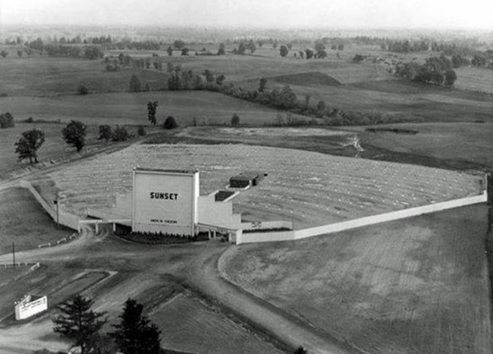 The Sunset Drive In on Highway 53 across from the Brantford Airport.