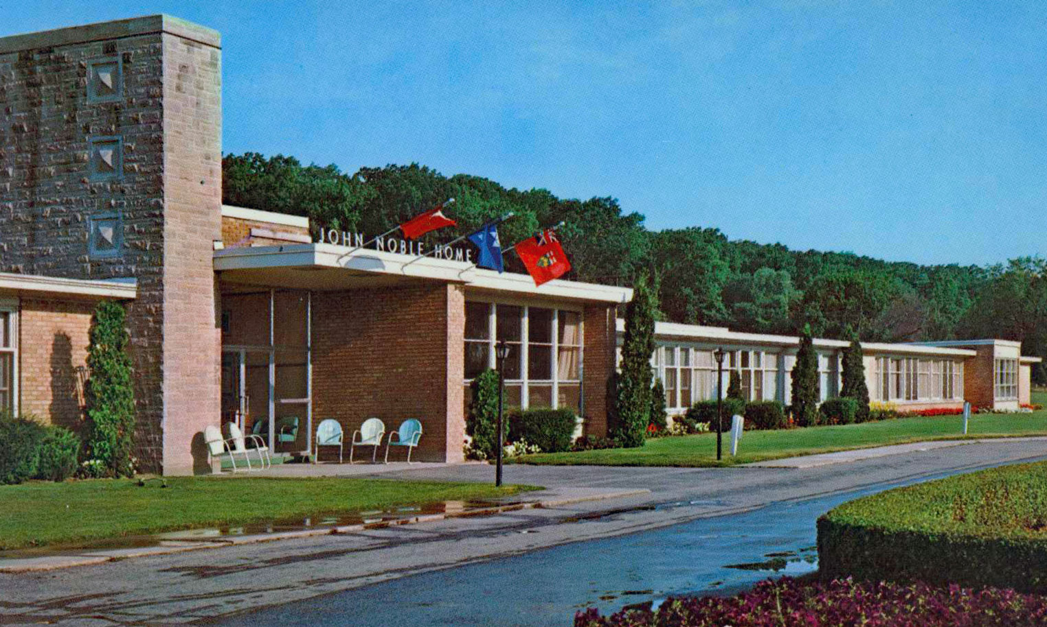 Newly opened John Noble Home in 1955. Image courtesy of the Brant Historical Society