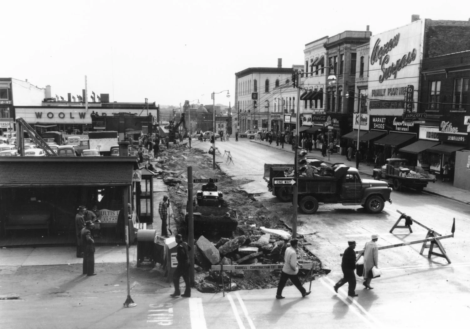 Market Street, 1960 Image courtesy of the Brant Historical Society
