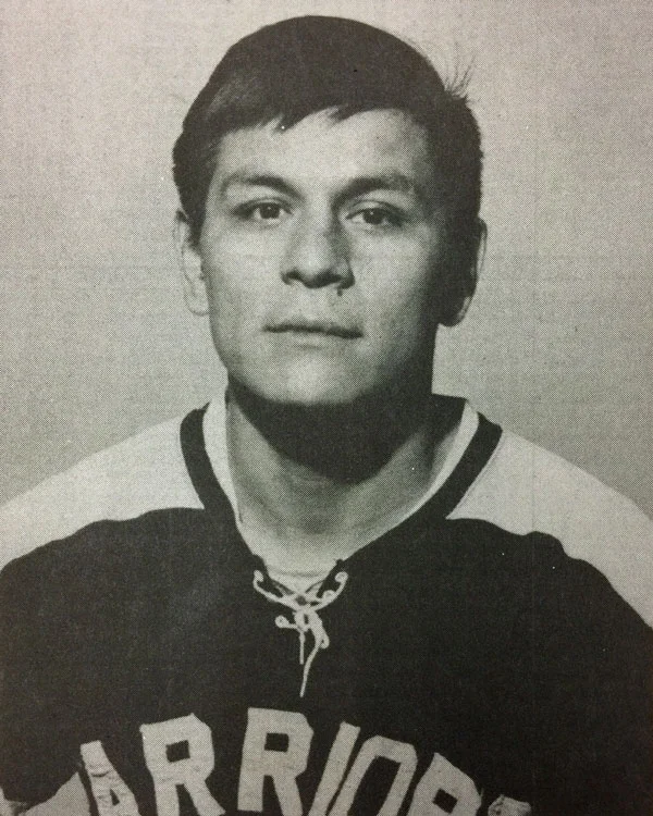 Gaylord Powless was from the Six Nations of the Grand River. Gaylord was a gifted and intuitive lacrosse player. He was nicknamed the Marvellous Mohawk. Powless played for the Oshawa Green Gaels, a Junior A team from 1963 to 1967, winning four consecutive Minto Cup national championships between 1964 and 1967. During his time in Oshawa he was a close friend and classmate of Bobby Orr. Gretzky played hockey like Powless played lacrosse, the game came to them, they were always two moves ahead of the play. Powless turned pro in 1968 and played for teams in Montréal, Detroit, Syracuse, Rochester, Portland, Brantford, Brampton, and Coquitlam. Knees and back injuries led to a shortened career, he retired in 1977 recording 1,000 career goals and assists. He then went on to coach until he succumbed to cancer on 28-July-2001, at the age of 54. The arena in Ohsweken is named after Powless. Gaylord was inducted into the Canadian Lacrosse Hall of Fame in 1990 and the Canadian Sports Hall of Fame on 19-April-2017. The Gaylord Powless Award is given annually to the most sportsmanlike player in Ontario Junior A lacrosse.