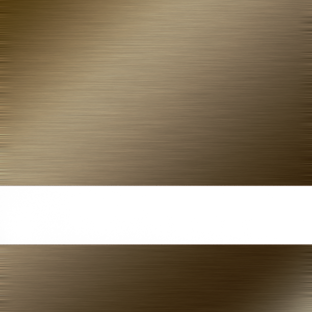 Brushed Medium Bronze/White