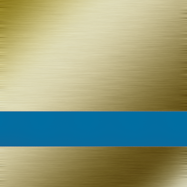 Brushed Old Gold/Blue