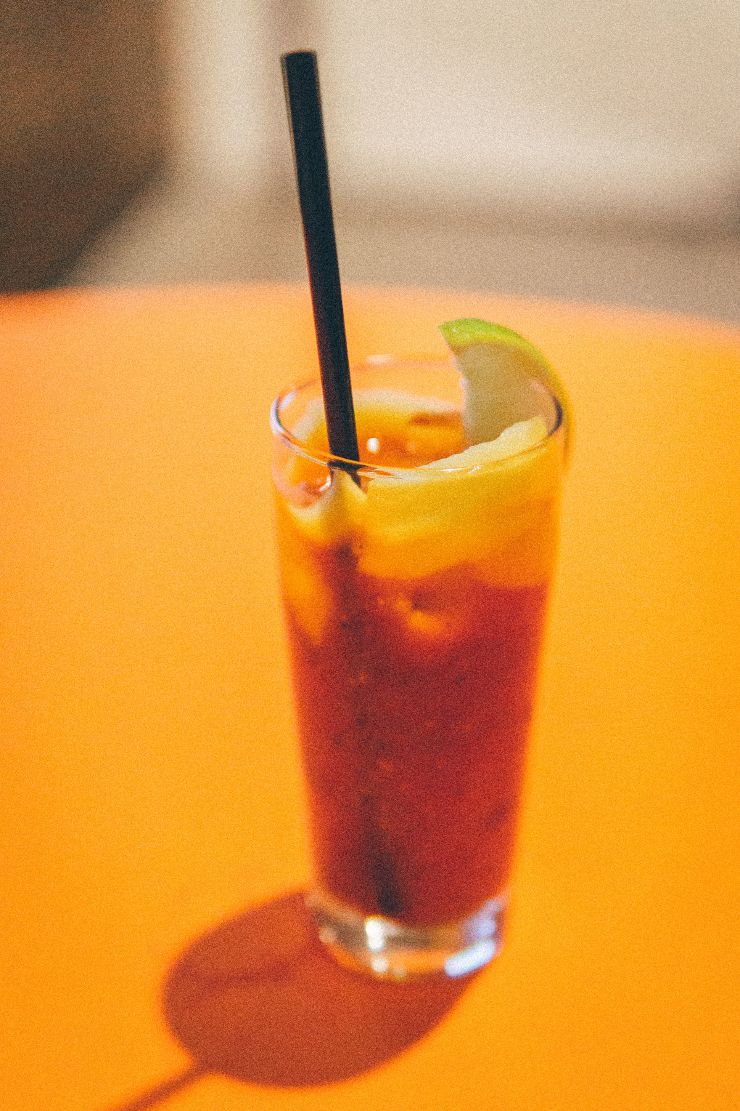 Habanero Mary: House-Made Bloody Mary Mix, Old Smokey Habanero Mango Bourbon