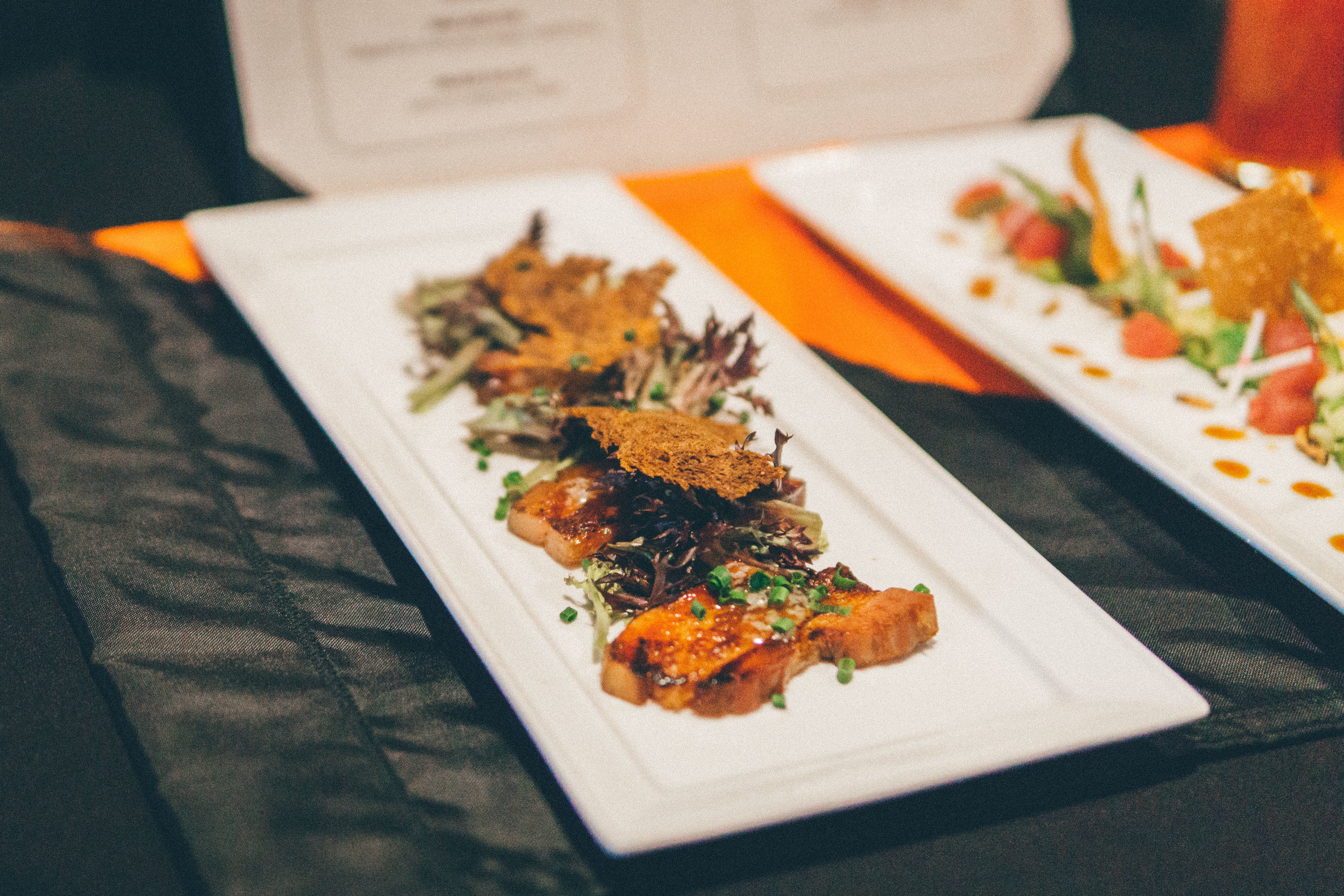Smoked Bacon: Apricot Dressing, Frisse