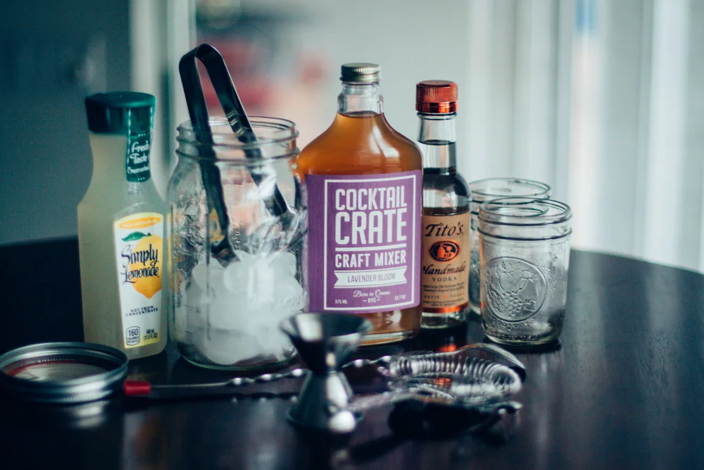 Lavender Lemonade Cocktail Recipe with Cocktail Crate