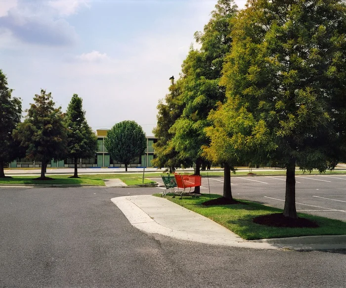Target Parking Lot with Shopping Carts, BRLA 2009