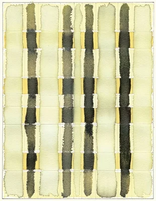 Alan Greene, Experimental Cyanotype No. 4, 2010. Digital scan of an unfixed cyanotype on paper