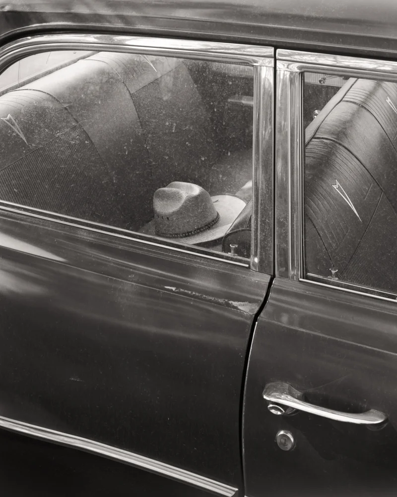 Hat in car