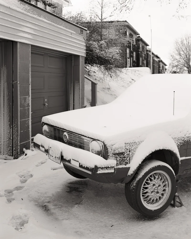 Car in snow
