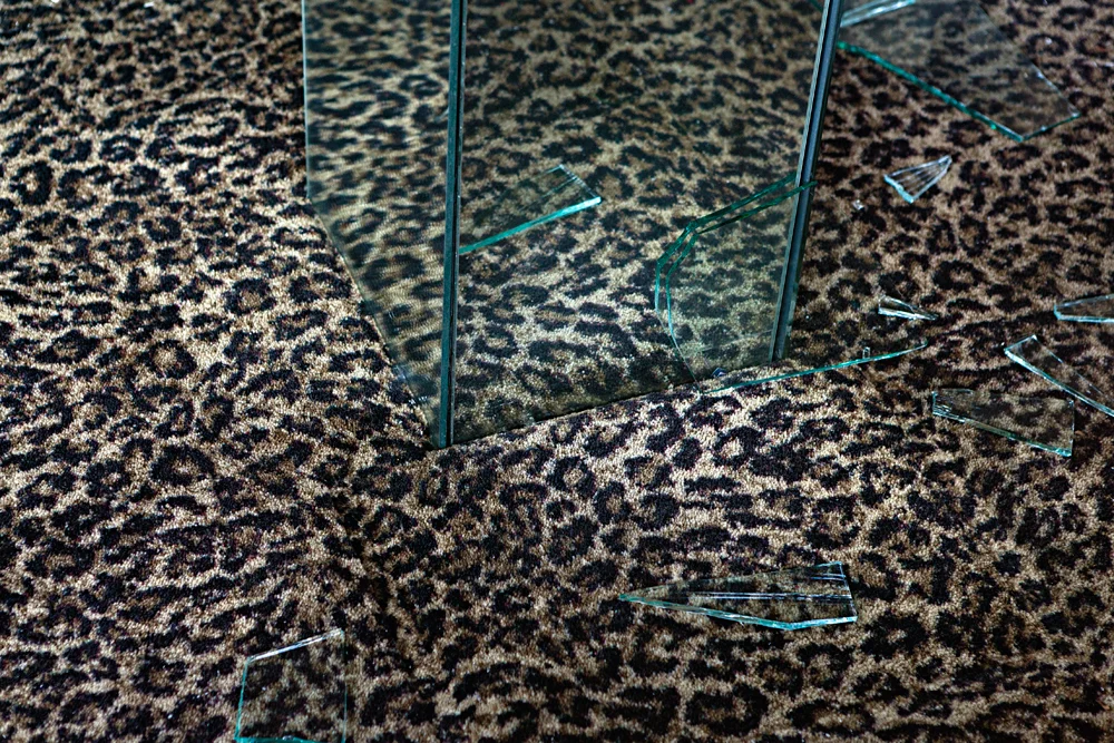 Mirror and carpet
