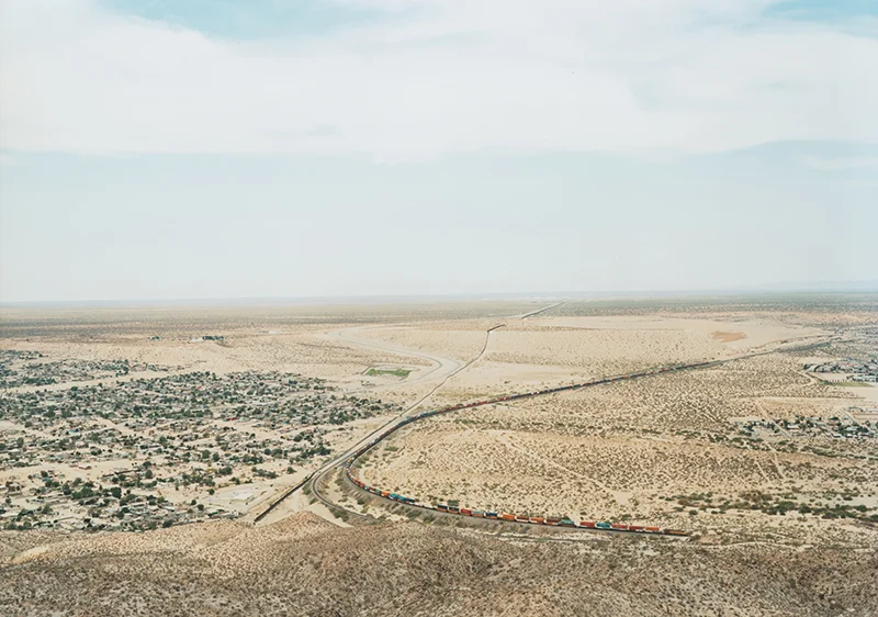 Untitled (Train Skirting Border) Sunland Park, New Mexico 2012
