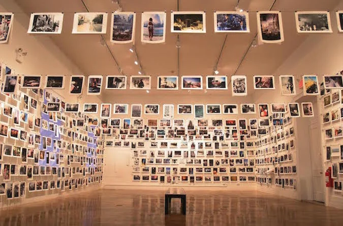 The exhibition here is new york, Prince Street, New York, 2001