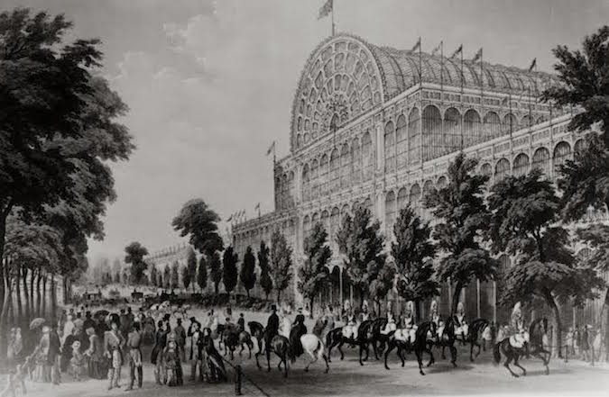 Crystal Palace, built to house London’s Great Exhibition of 1851, lithograph ©Science Photo Library/ Contrasto