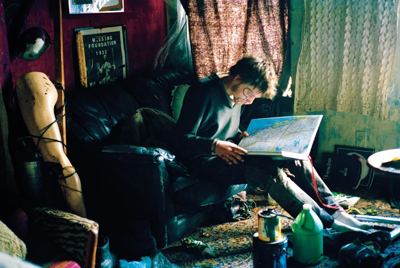 Joey Looking at Map, See Skwat, 1997