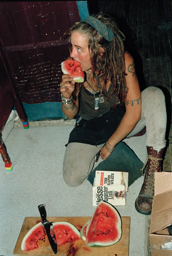Amy Eating Watermelon, Bullet Space, 1997
