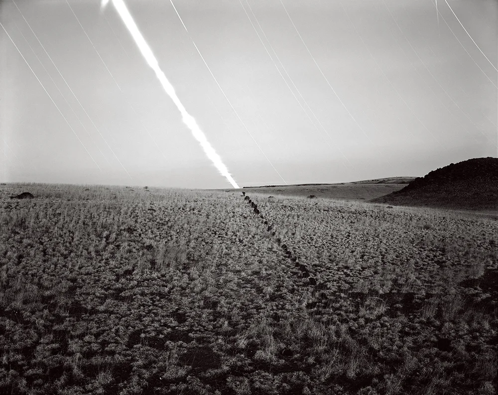 Grassland Moonset, Gila National Forest, New Mexico