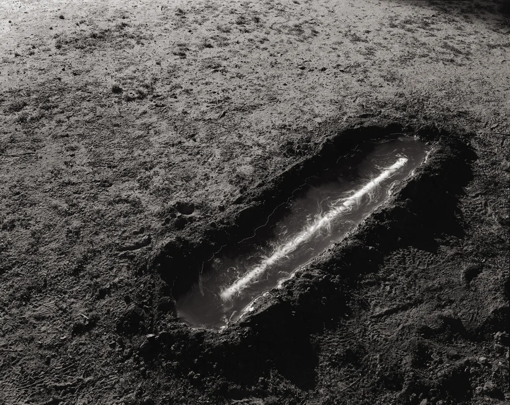 Reflection #3 (Setting Moon), Mesa, Arizona