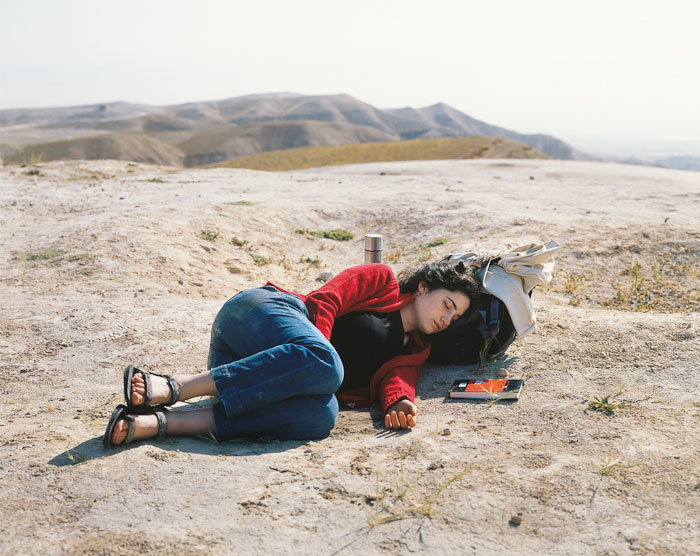 Nili asleep, Nebi Musa, 2010 by Yaakov Israel 