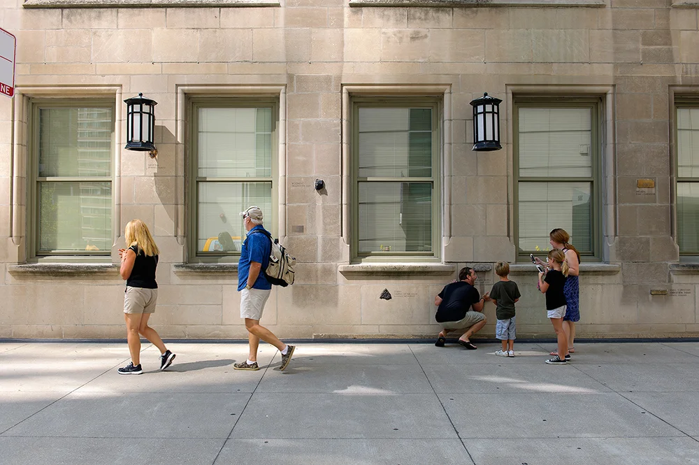 “Wyoming: Yellowstone Park Obsidian,” Tribune Tower, Chicago