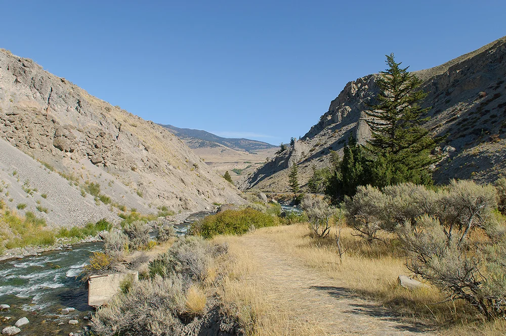 Old Bridge Abutment, Gardner River