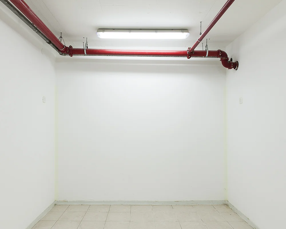 Employee bomb shelter inside the Tel Hai Industrial Park.