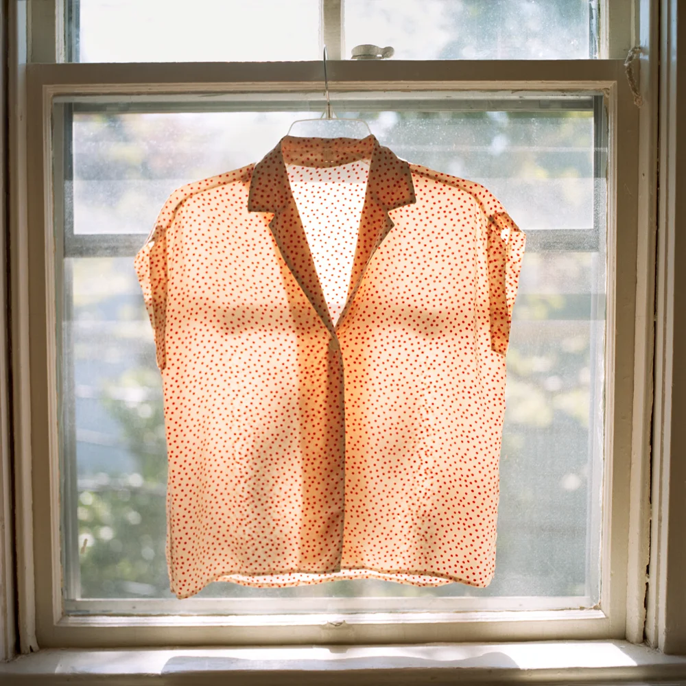 Polka dot blouse (Providence, RI) 2014