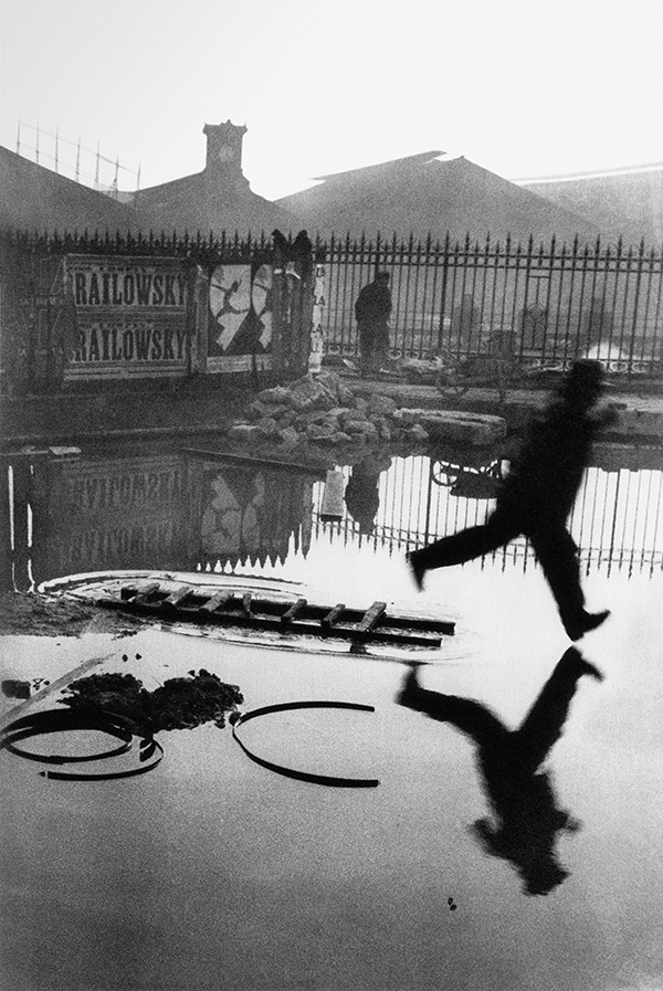 Place de l'Europe, Paris , 1932 (also known as "Behind The Gare St Lazare"). © The Decisive Moment by Henri Cartier-Bresson, published by Steidl www.steidl.de
