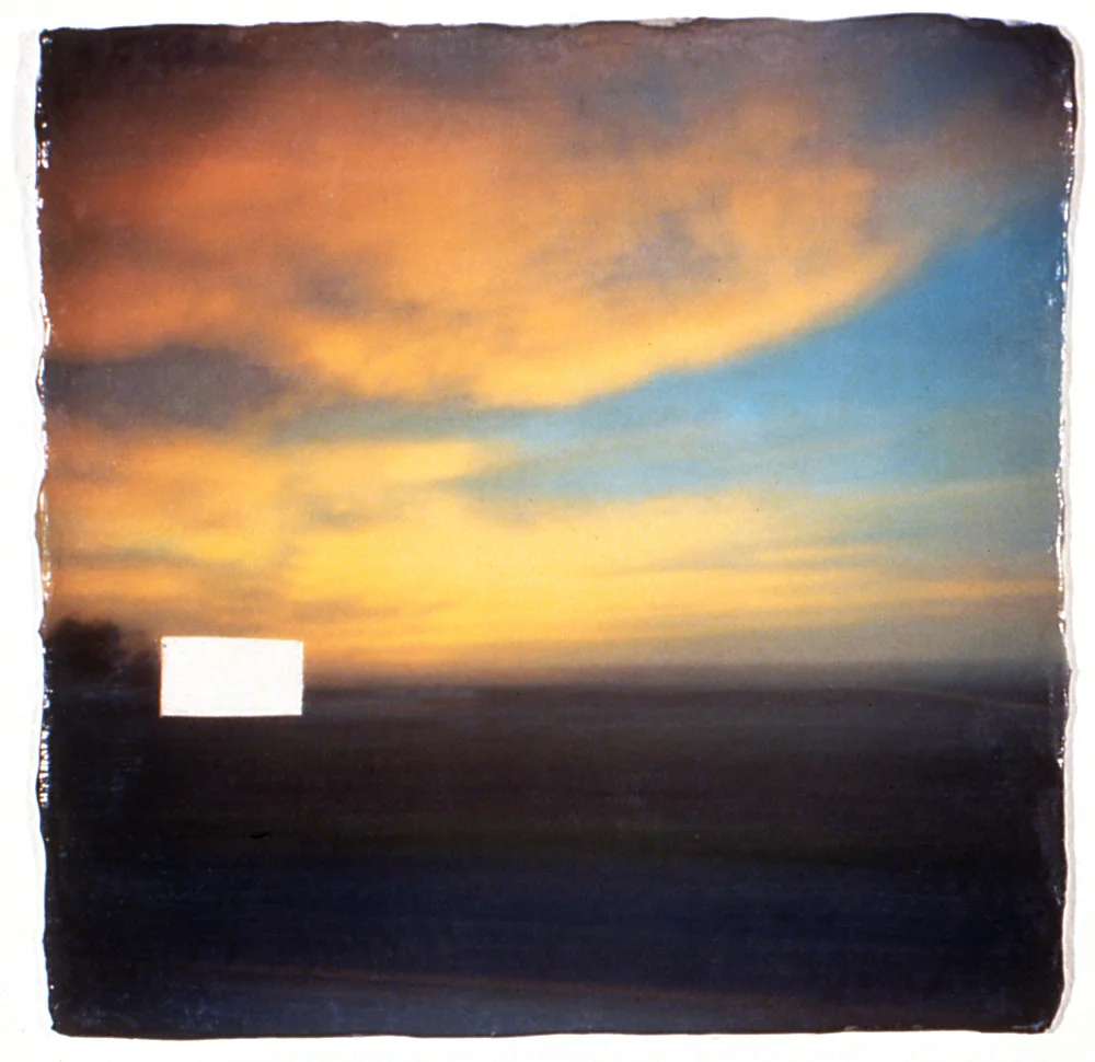 <name deleted>, 1999, mixed media on rice paper, 9.5” x 9.5” private collection