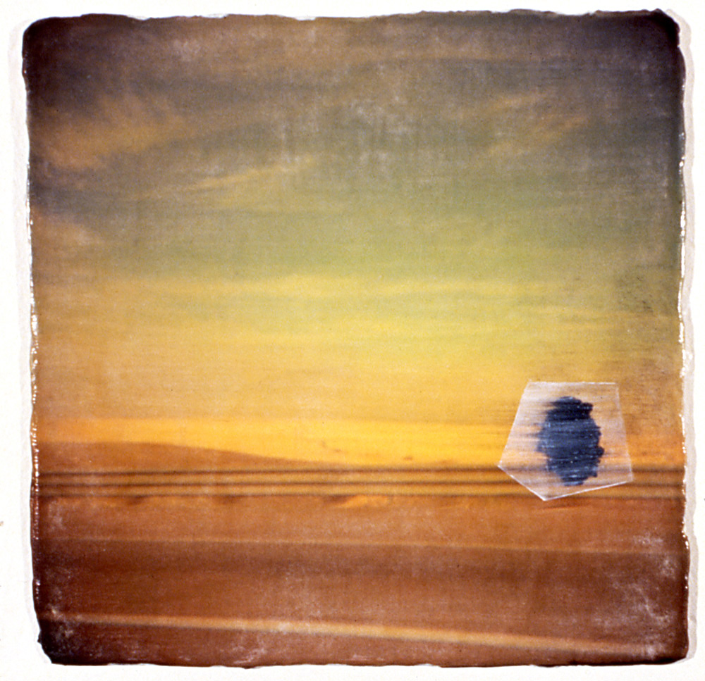 <name deleted>, 1999, mixed media on rice paper, 9.5” x 9.5” private collection