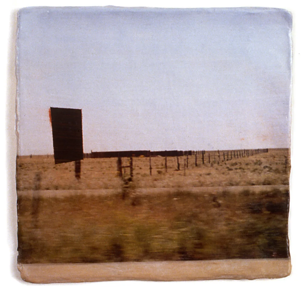 <name deleted>, 1999, mixed media on rice paper, 9.5” x 9.5”