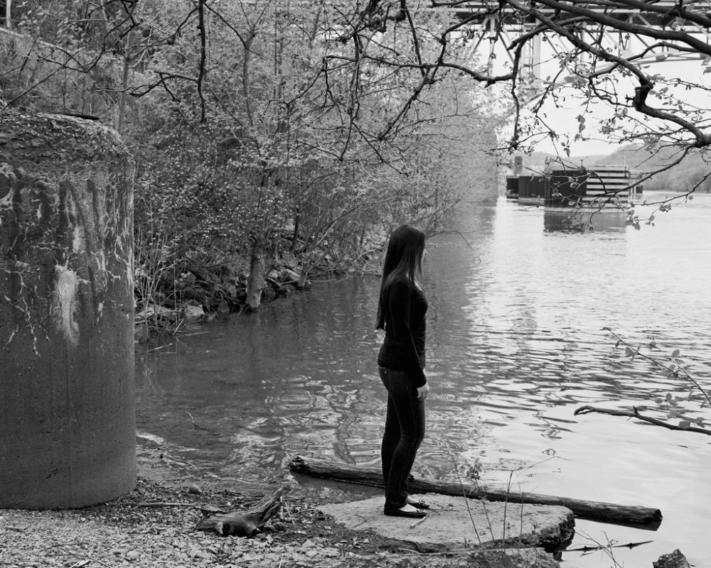 Antonia by the Allegheny Lock & Dam, Pittsburgh, PA; 2011