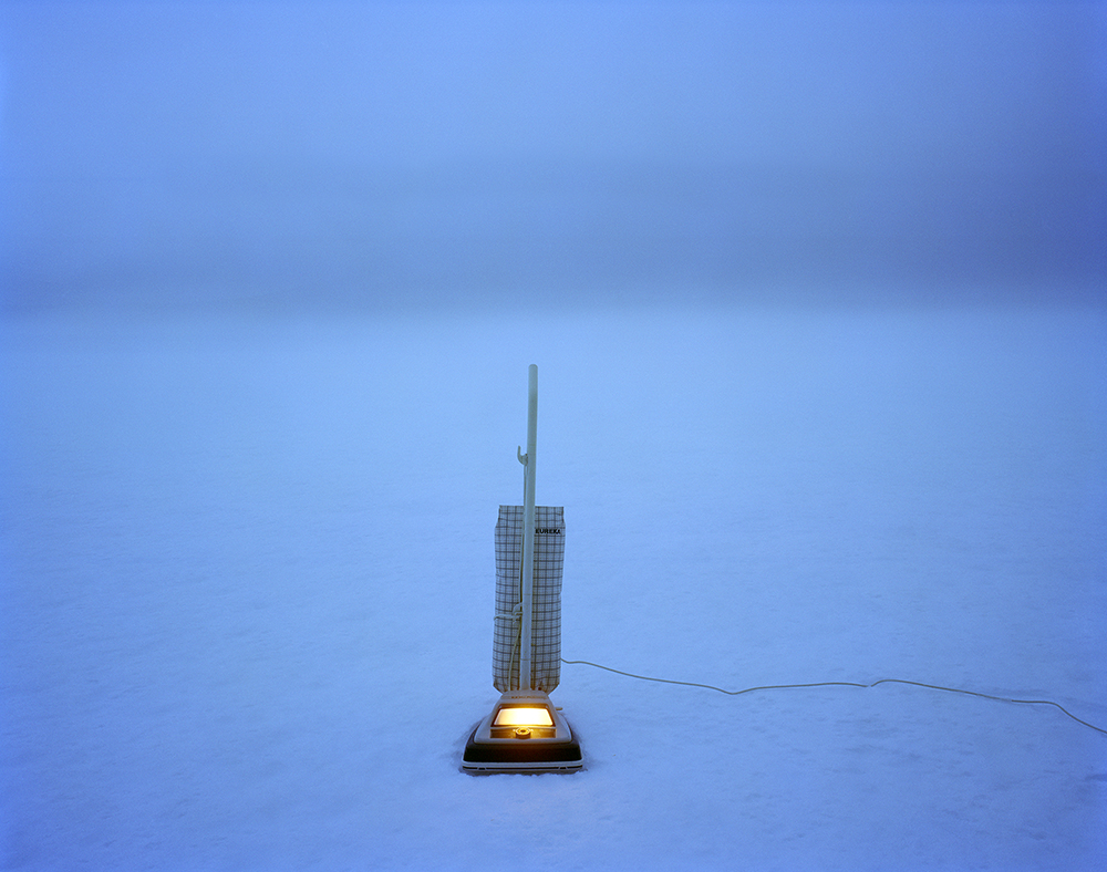 Vacuum on a Frozen Lake