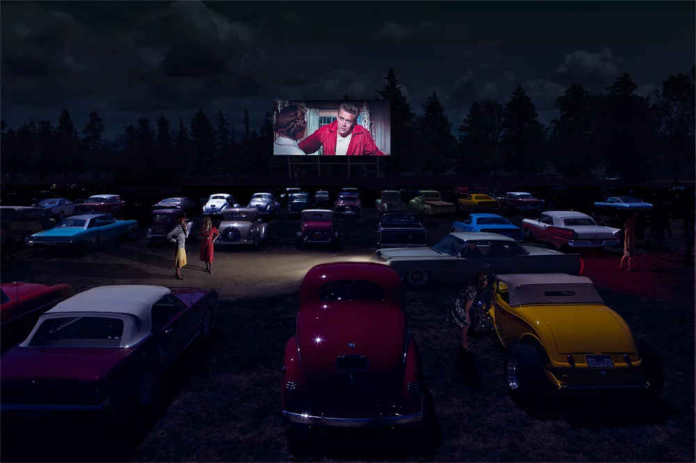 Drive In Theatre - Larkfield-Wikiup, California, USA