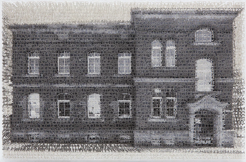 Ansbach 1, 14x21, layered laser cut pigment prints, 2017