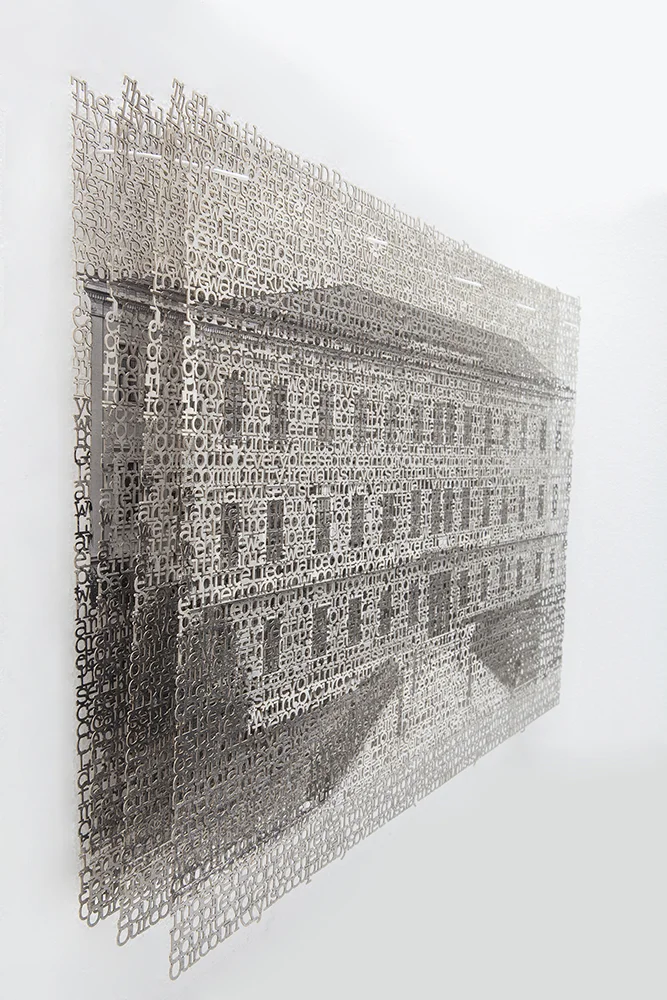 Bayreuth 1, 14x21, layered laser cut pigment prints, 2017