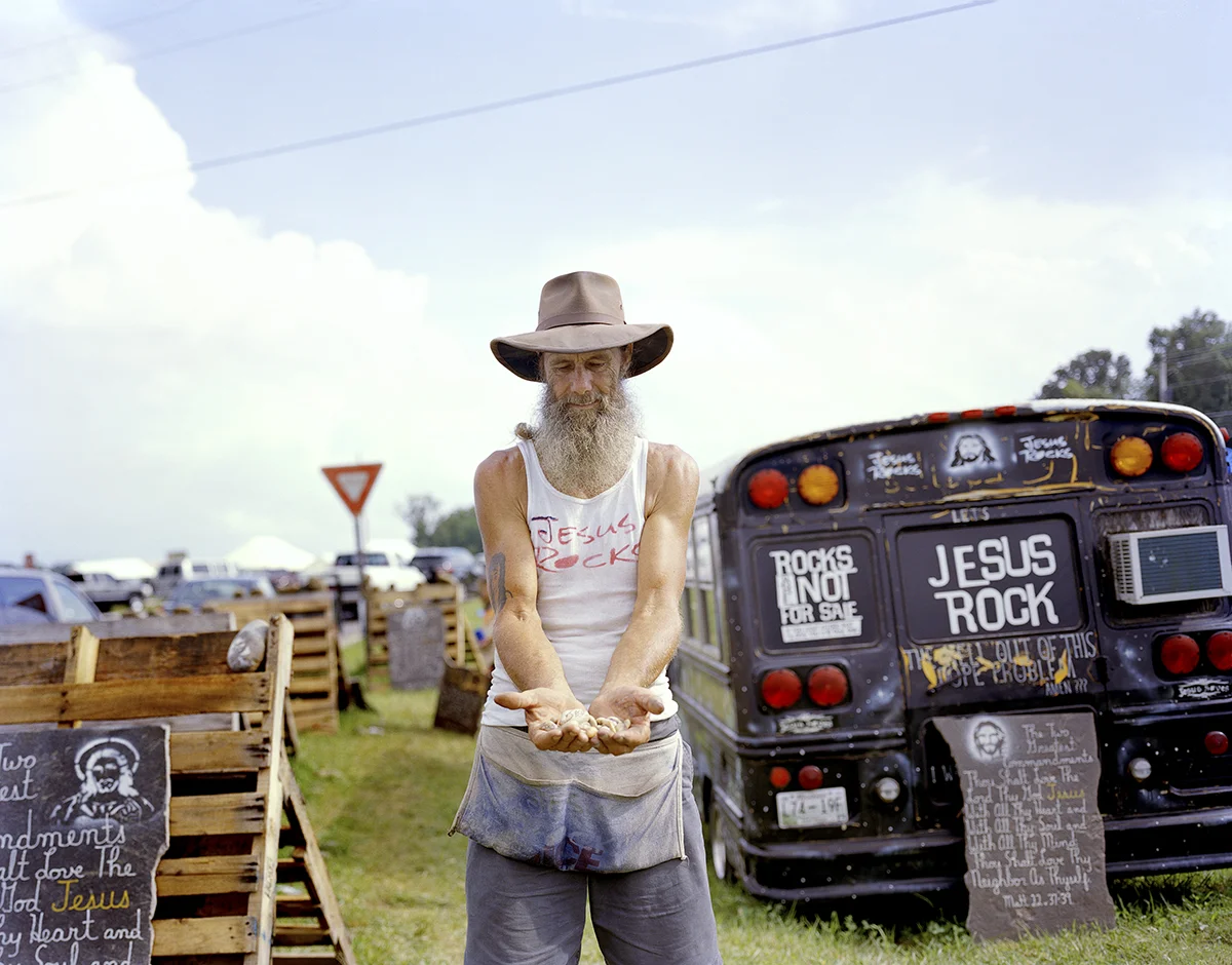 Eugene Hensley of the Jesus Rock Ministry. Jamestown, TN. 2014.