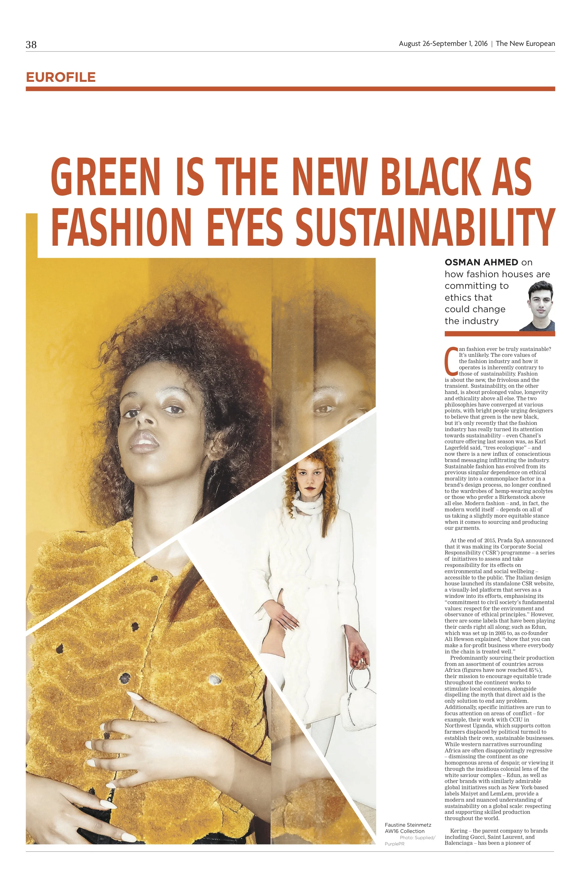 ETHICAL FASHION TODAY