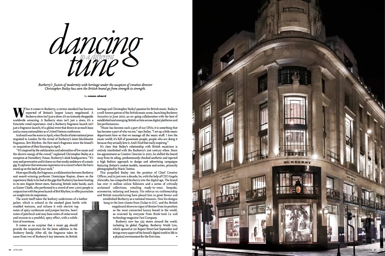 BURBERRY'S RISE AND RISE, THE RAKE