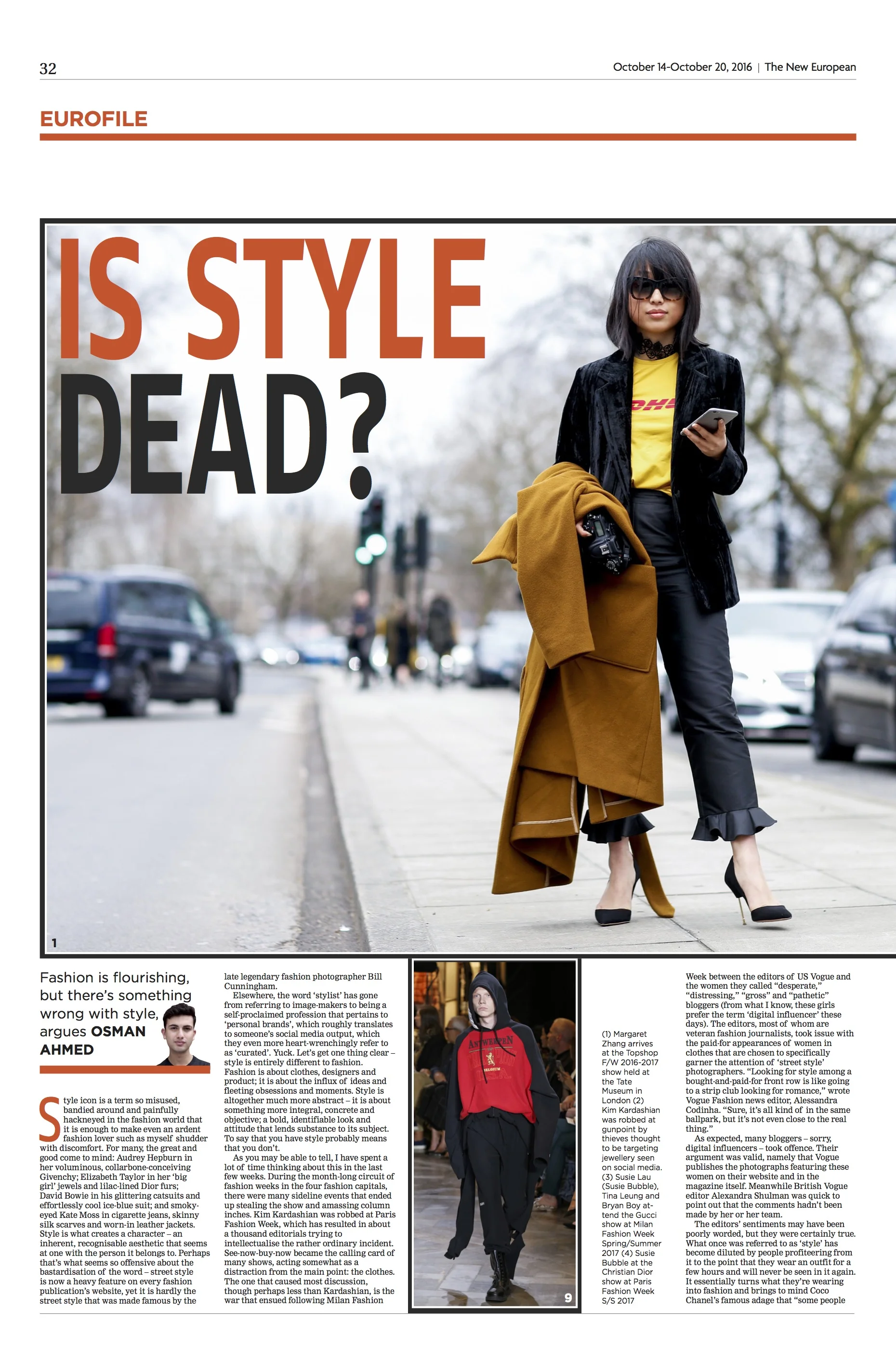 IS STYLE DEAD? 
