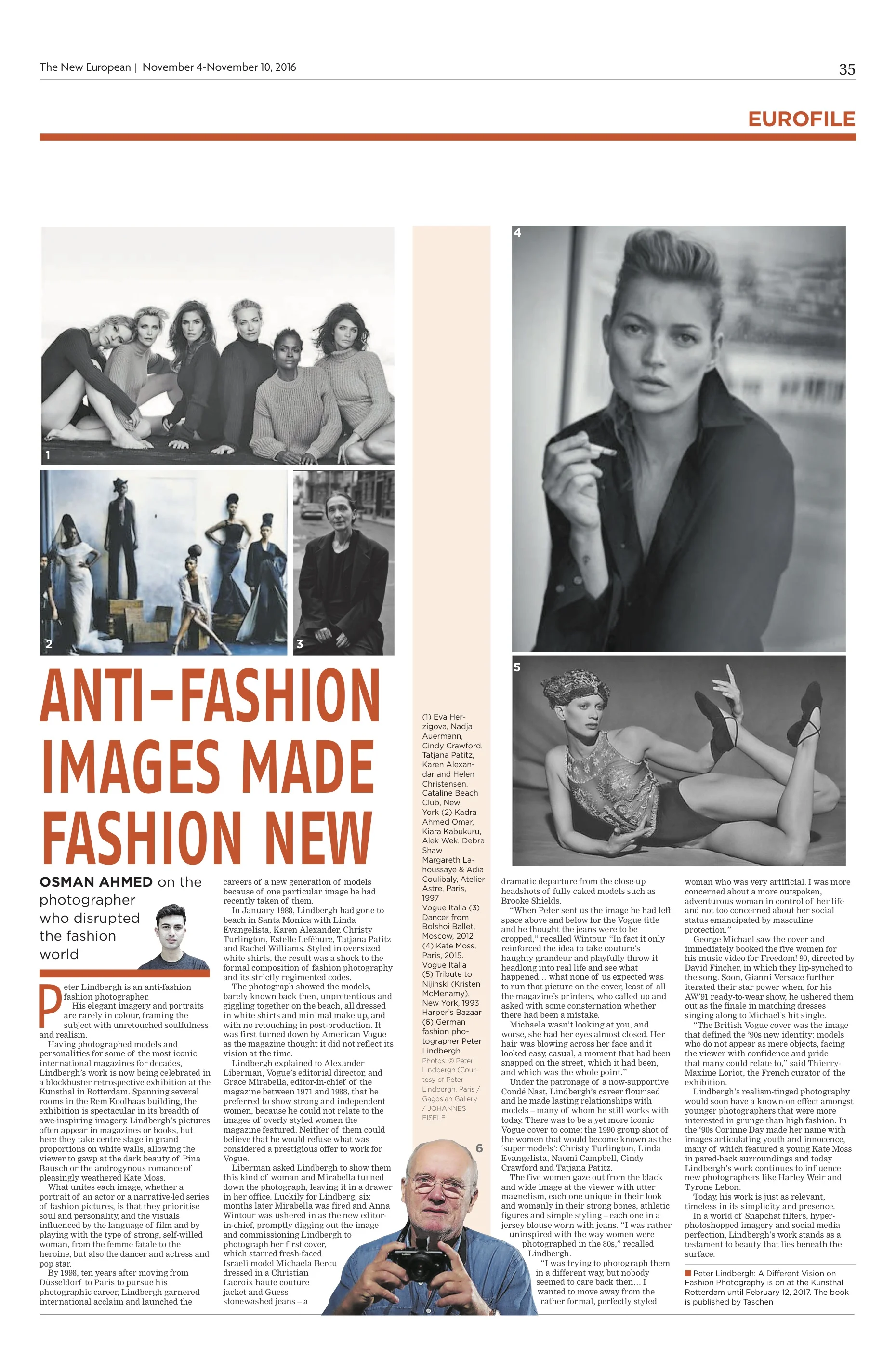 PETER LINDBERGH'S ROTTERDAM RETROSPECTIVE